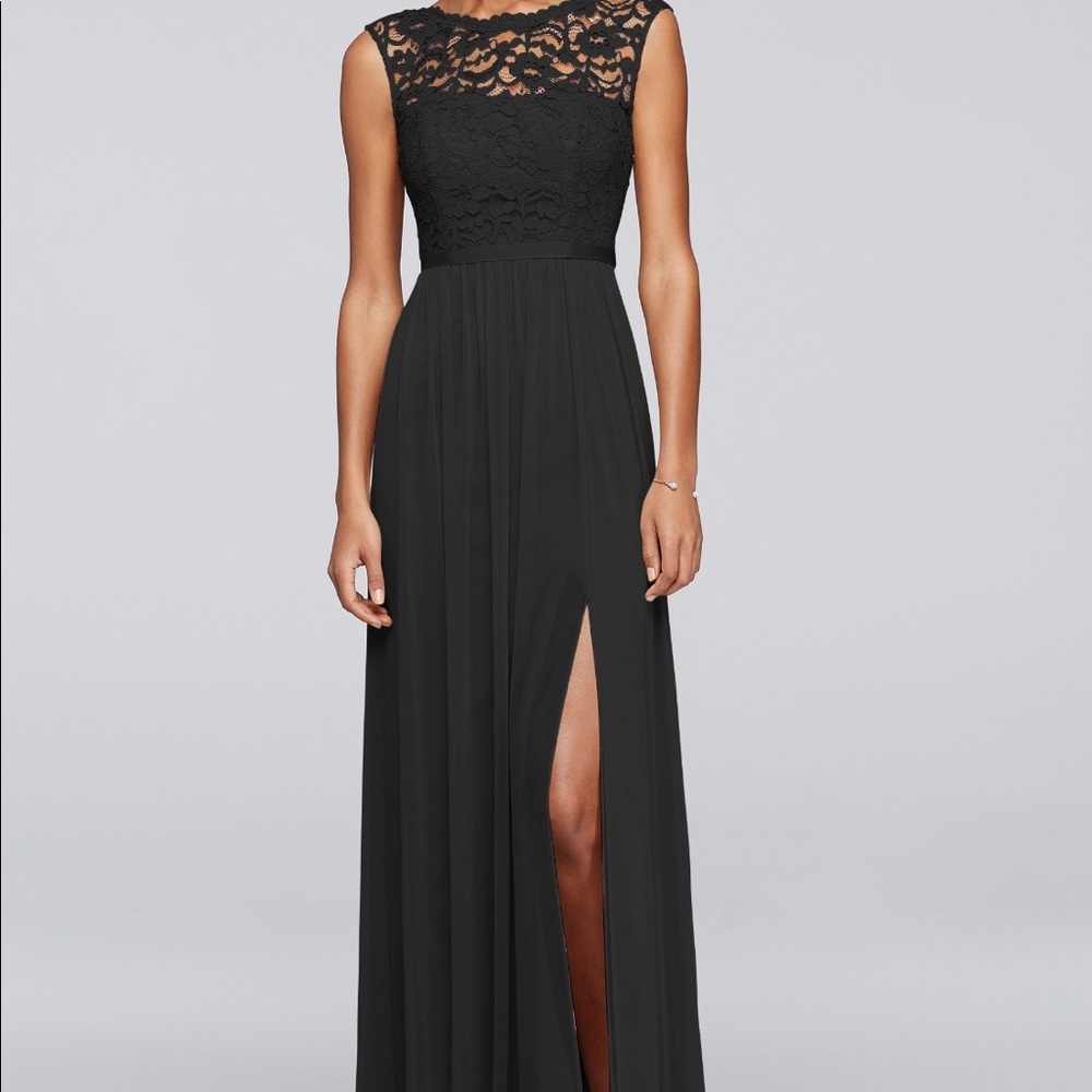 Black bridesmaid dress